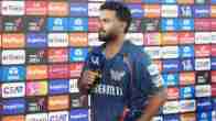 Rishabh Pant in post-match presentation