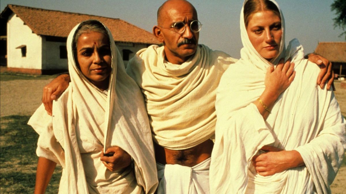 Rohini Hattangadi (Left) in Gandhi