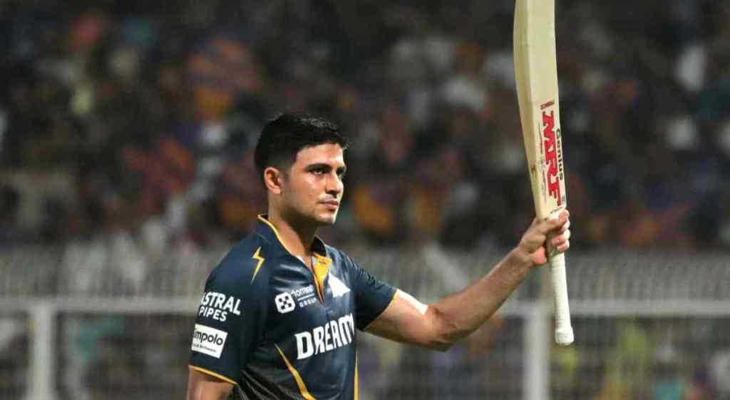 Shubman Gill smashed 90 runs against KKR