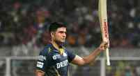 Shubman Gill smashed 90 runs against KKR
