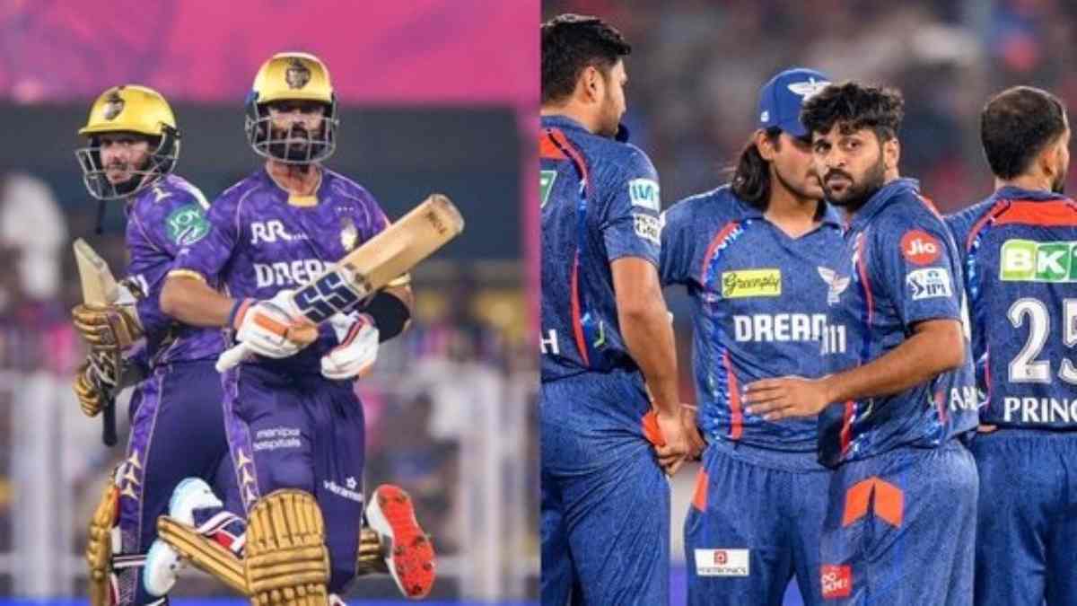 The Kolkata Knight Riders and Lucknow Super Giants will place at Eden Gardens tomorrow The Kolkata Knight Riders and Lucknow Super Giants will place at Eden Gardens tomorrow