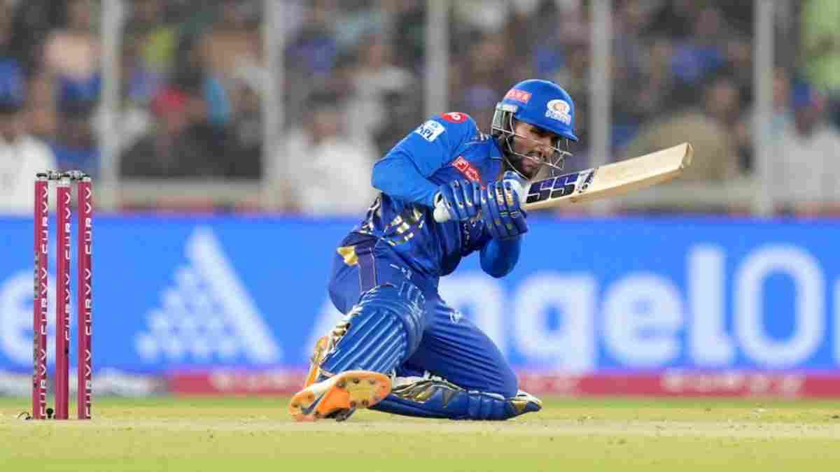 Tilak Varma retired out