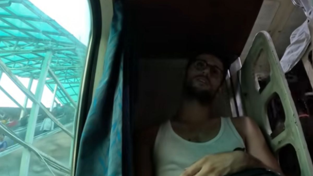 ‘Want To Go Home’ – French YouTuber Slams India’s 46-Hr Train Journey As ‘Terrific’, Says Mice And Rats Were His Companions | Watch