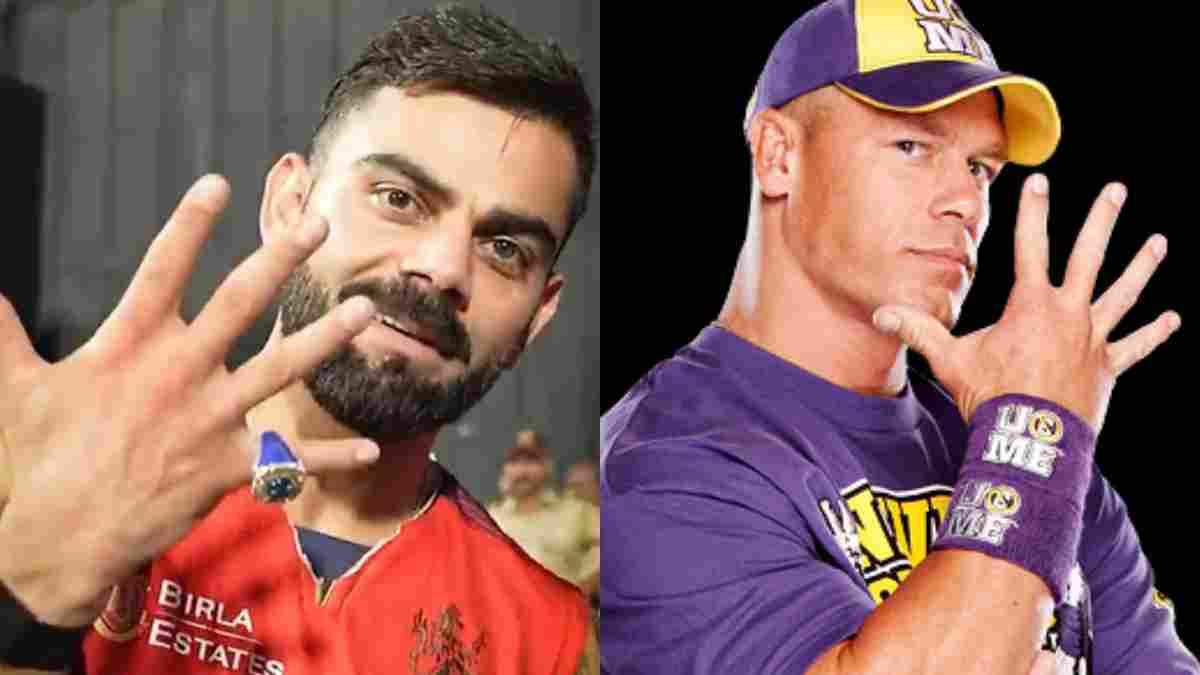 Virat Kohli and John Cena