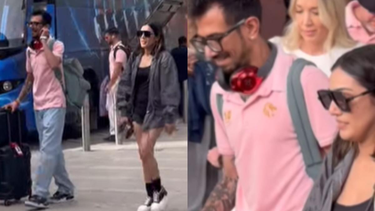 Yuzvendra Chahal and RJ Mahvash Viral Video: Dating Rumours Heat Up As Yuzvendra Chahal And RJ Mahvash Spotted Together Ahead of IPL Match In Chandigarh
