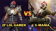 Free Fire MAX, 2F LoL Gamer Vs X-Mania: Who Has Better Stats In Battle Royale Mode?