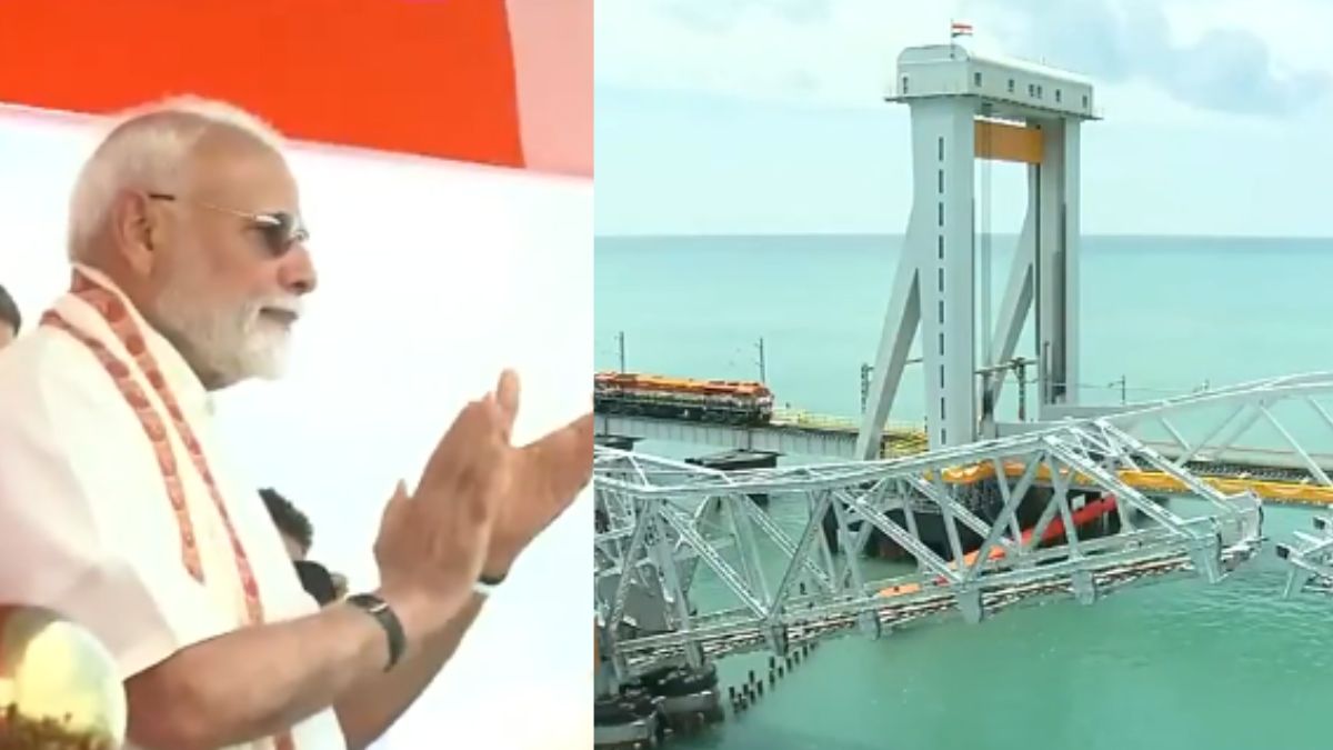 PM Modi Inaugurates India’s First Vertical Lift Railway Sea Bridge To Rameswaram – Discover The Marvel Of Pamban Bridge PM Modi Inaugurates India’s First Vertical Lift Railway Sea Bridge To Rameswaram – Discover The Marvel Of Pamban Bridge