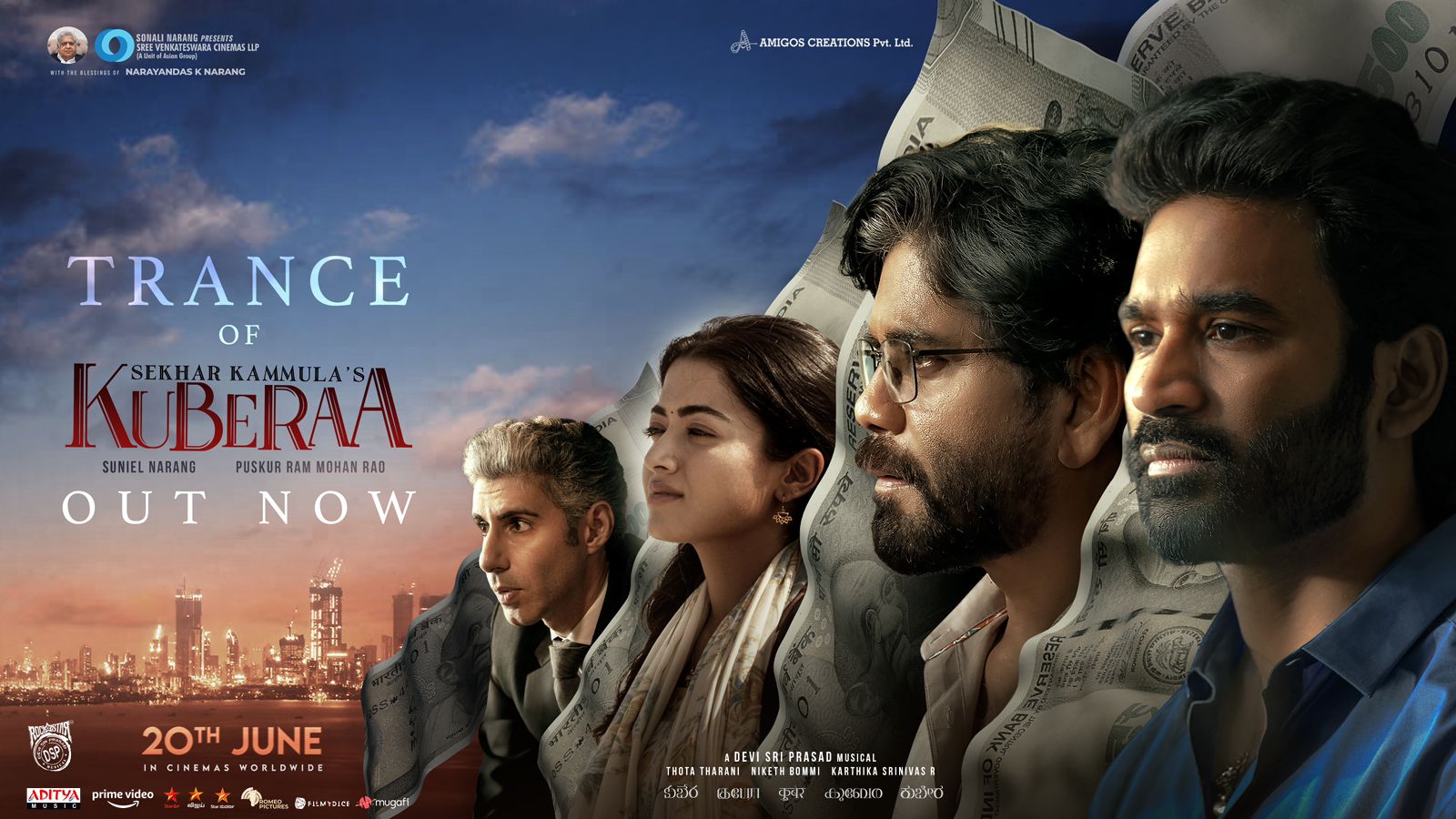 Trailer Of ‘Kuberaa’ Unveiled — A Gripping Tale Of Power, Money, And Betrayal Starring Nagarjuna, Dhanush, And Rashmika