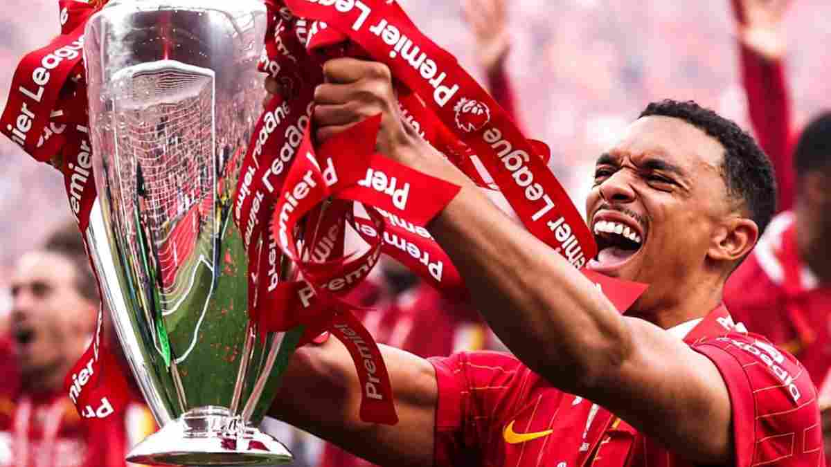 Alexander-Arnold wins Premier League title in his last game for Liverpool