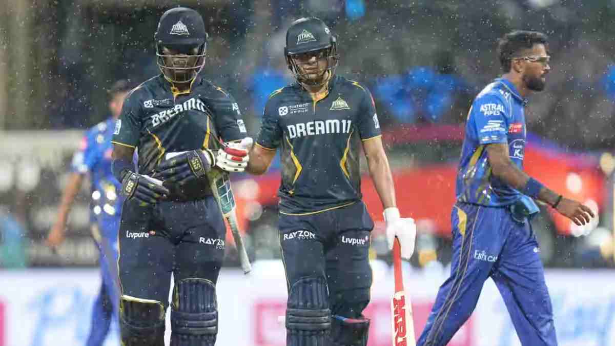 DLS method was used in MI vs GT match due to rain