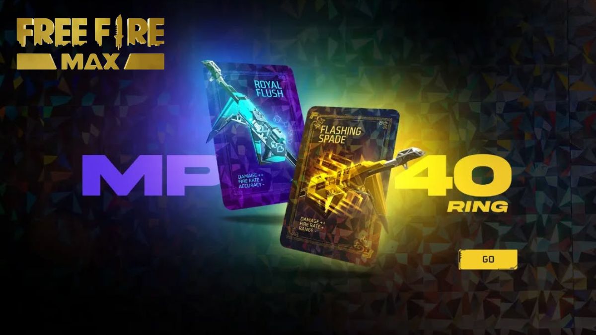 Garena Free Fire Max Redeem Codes For May 22, 2025: Poker MP40 Ring Is Here! Get Royal Flush, Blazing Heart, Eternal Diamond Gun Skins