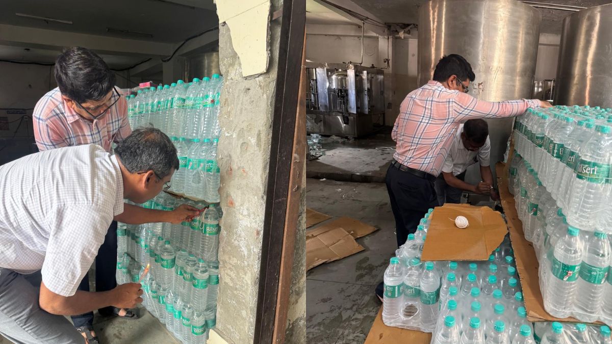 Greater Noida Greater Noida: Food Department Raids 2 Illegal Water Plants, 13,696 Bottles Seized
