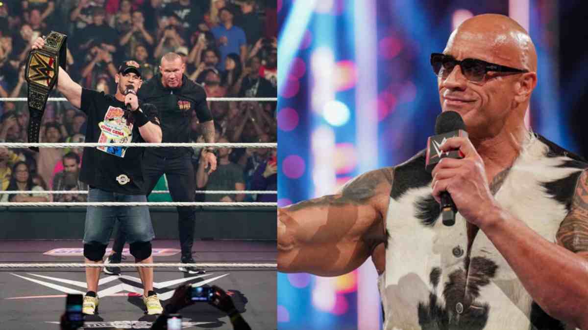 John Cena and The Rock (Photo Credit - X-Platform)