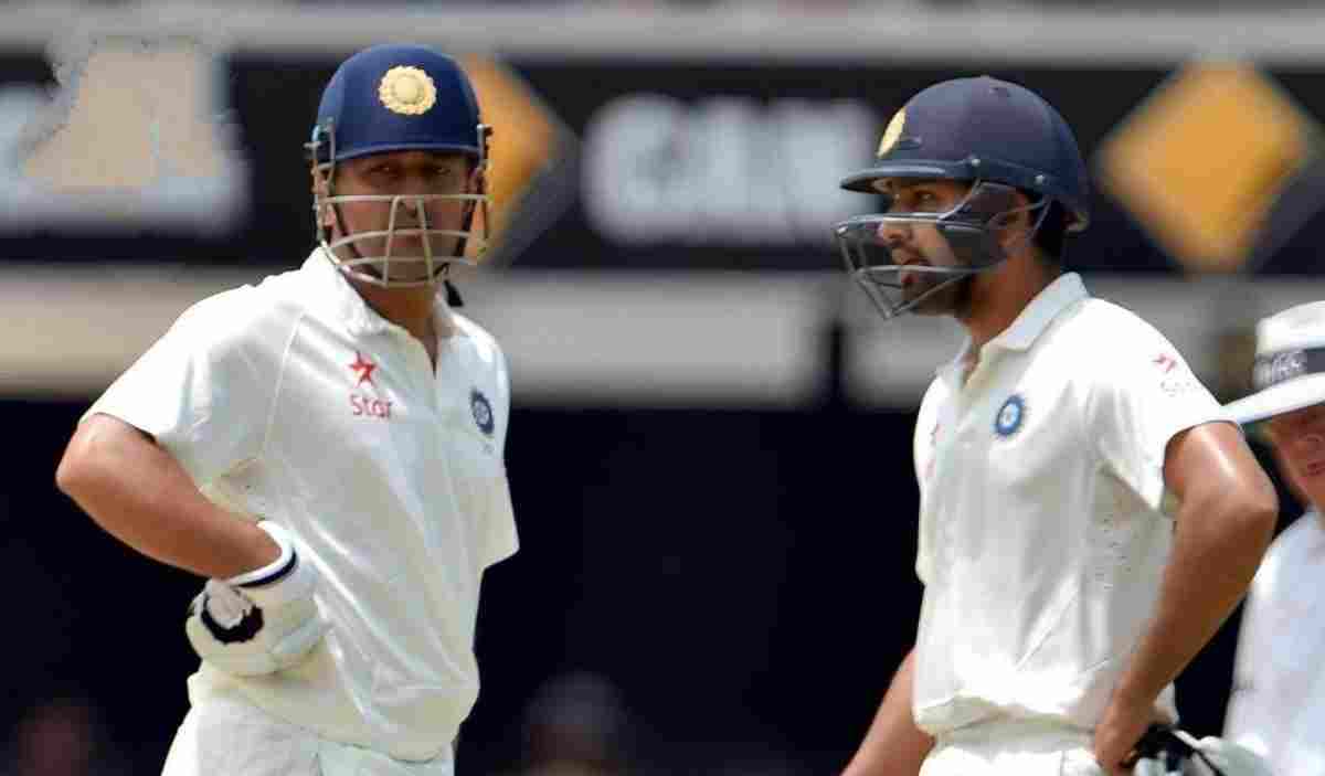 MS Dhoni and Rohit Sharma