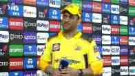 MS Dhoni in post match presentation