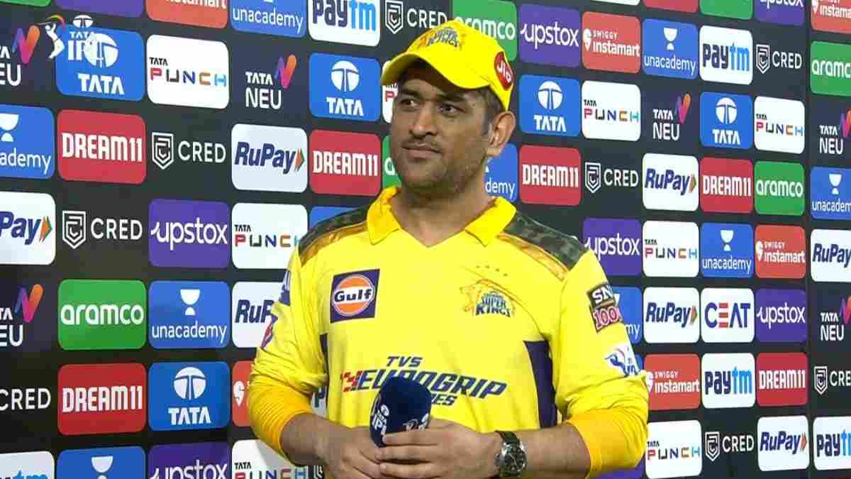 MS Dhoni in post match presentation