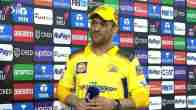 MS Dhoni in post match presentation