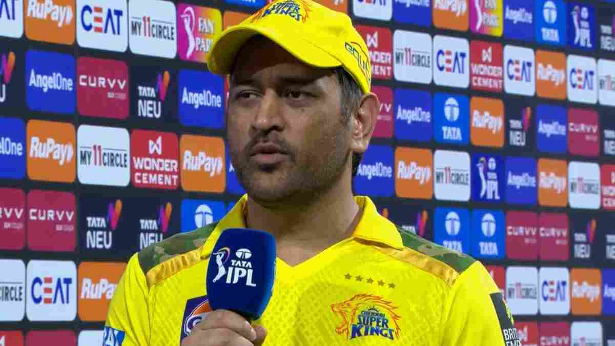 MS Dhoni reflects on CSK loss against RCB