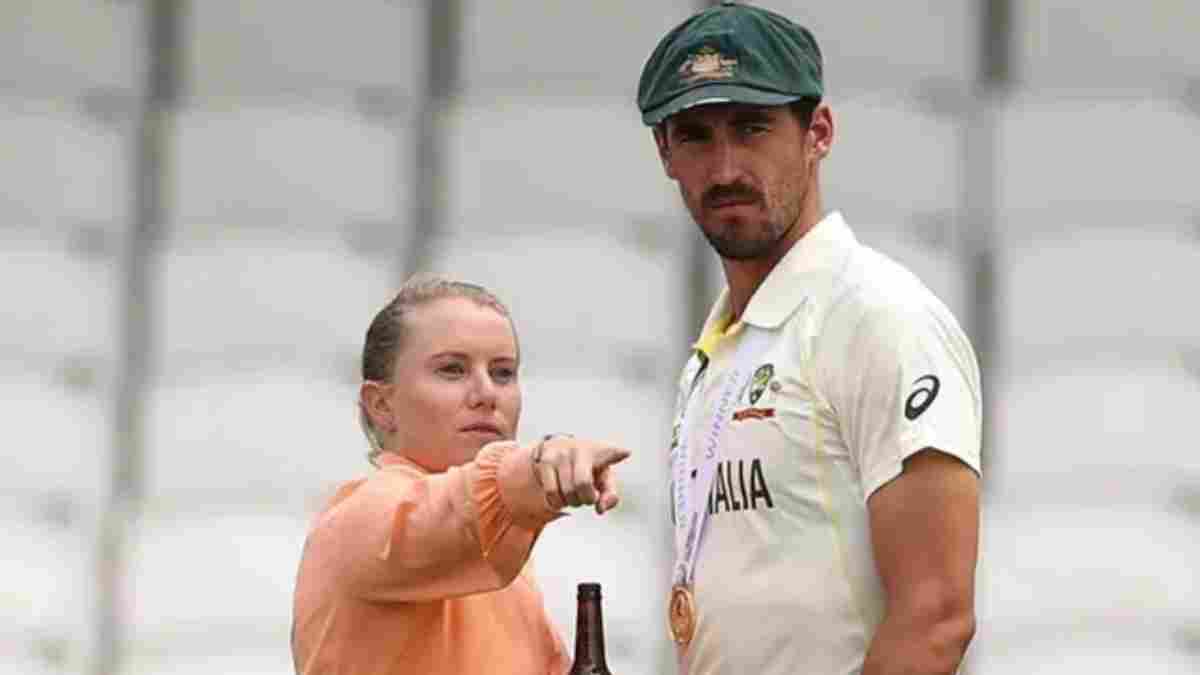 Mitchell Starc and Alyssa Healy Mitchell Starc and Alyssa Healy