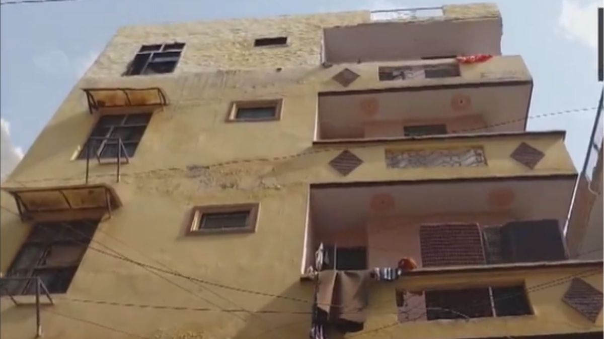 Delhi: Four-Storey Building Tilts In Shahdara, Locals Fear Collapse; MCD On Alert