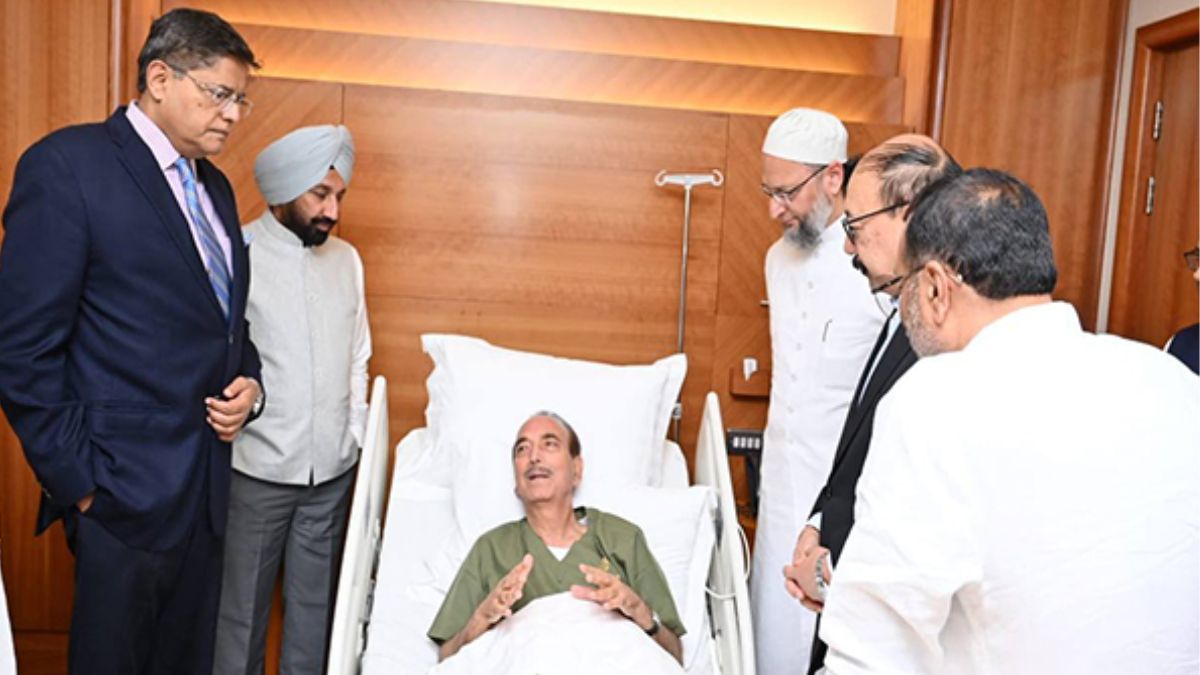 Former J&K CM Ghulam Nabi Azad Hospitalised In Kuwait Amid All-Party Delegation Visit