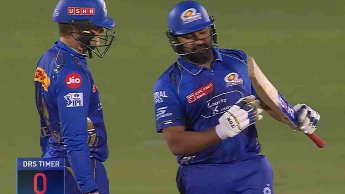 Rohit Sharma DRS call sparks controversy