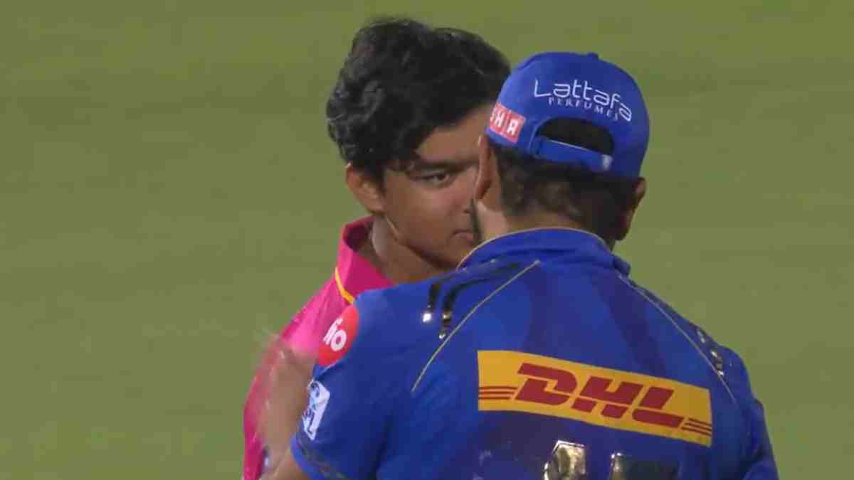 Rohit Sharma meets Vaibhav Suryavanshi