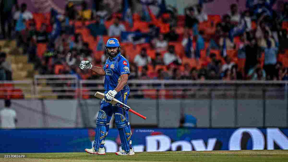 Rohit Sharma smashed 81 runs against Gujarat Titans