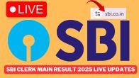 SBI Clerk Main Result 2025 Live Updates: Steps To Check Result, Direct Link And All You Need To Know