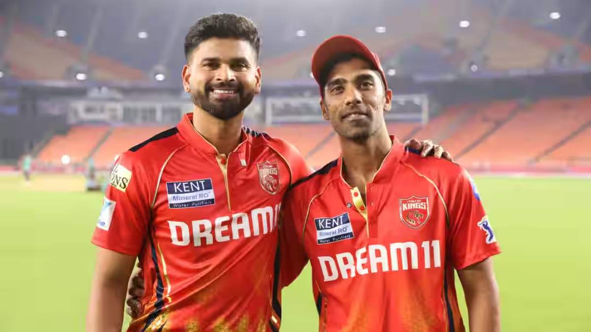 Shreyas Iyer and Shashank Singh (Photo Credit - X-Platform)