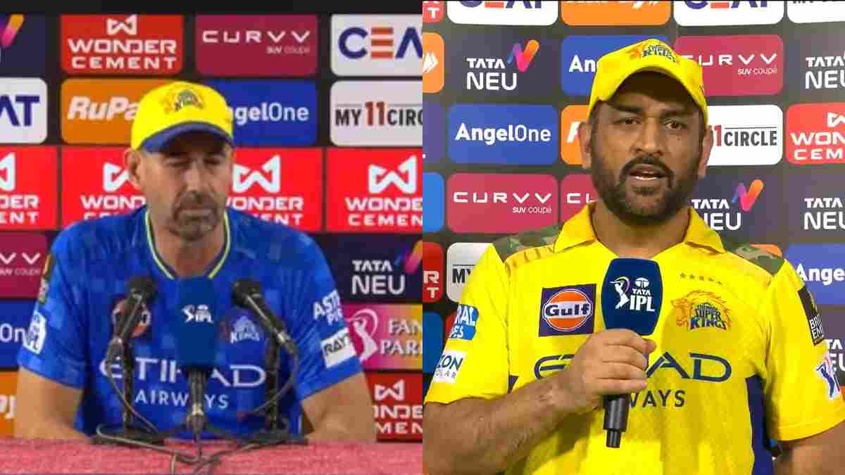 Stephen Fleming and MS Dhoni