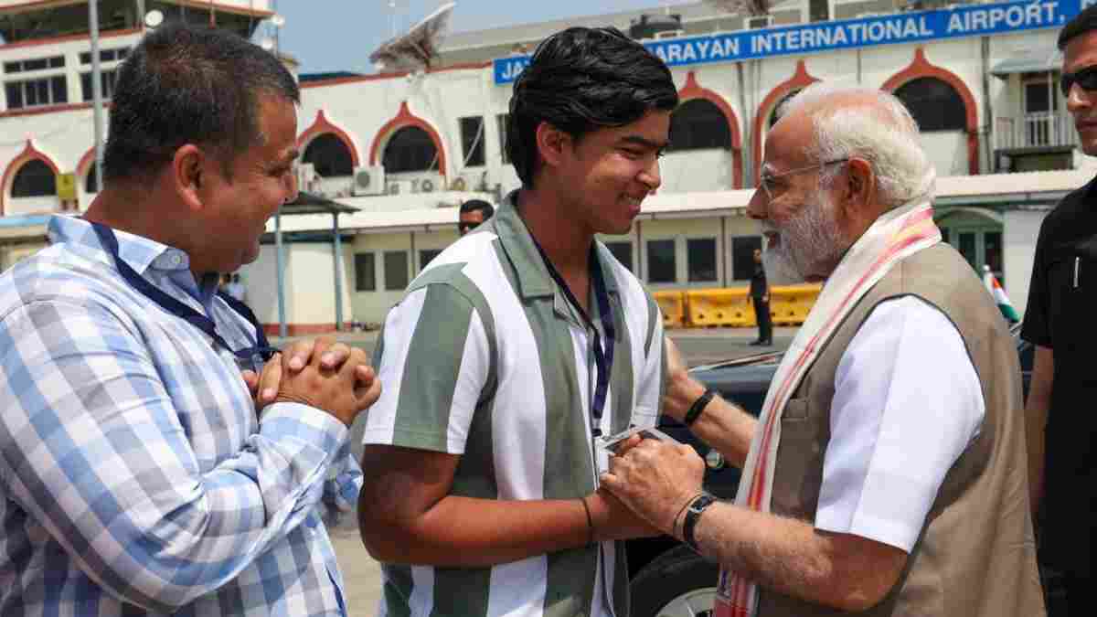 Vaibhav Suryavanshi meets PM Narendra Modi