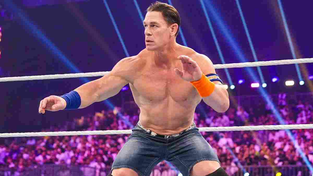 Who will John Cena face in his match?