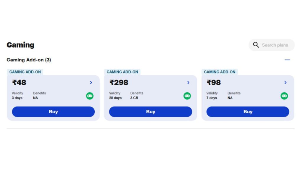 Reliance Jio Gaming Plans and Gaming Add-On Plans: Rs 545, Rs 495, and All Add-On Options Compared