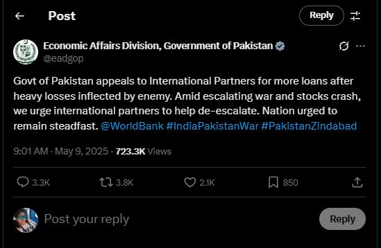 'Bhikhari Ko Ladne Ke Liye Bhi Loan Chahiye': Pakistan Brutally Trolled On X As It Begs For 'More Loans', Sparking Meme Fest