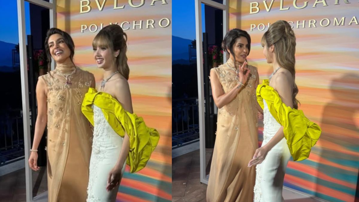 Priyanka Chopra and Lisa at Bulgari's Event