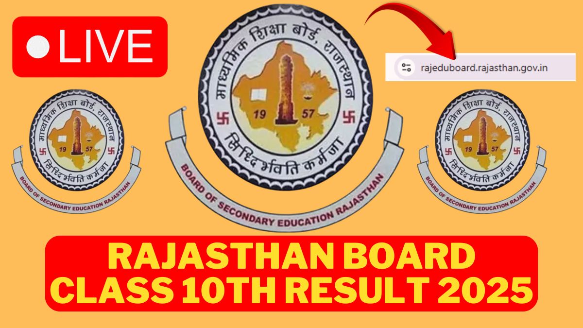 rajresults.nic.in RBSE Class 10th Result 2025 LIVE Updates: Date And Time To Be Announced Soon!