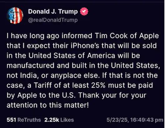 Not Just Apple, Samsung Phones May Also Get Costlier In US: Trump WARNS Against Importing Phones Made In India