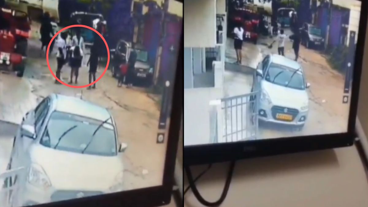 Shocking Assault Caught On CCTV: Woman Groped And Attacked By Group Of Men In Broad Daylight In Bengaluru Shocking Assault Caught On CCTV: Woman Groped And Attacked By Group Of Men In Broad Daylight In Bengaluru