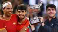 Carlos Alcaraz and Rafael Nadal