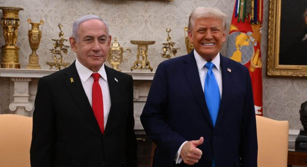 Donald Trump, Benjamin Netanyahu Donald Trump, Benjamin Netanyahu