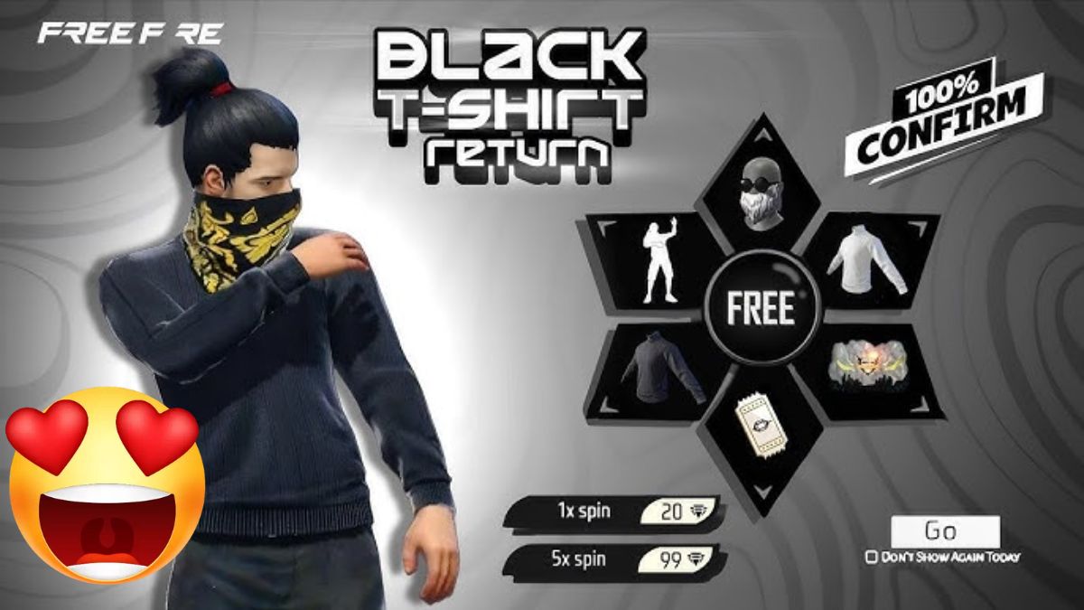 Free-fire-max Garena Free Fire Max Redeem Codes For June 2, 2025: Unlock AC80 Phantasmal Touch, Black T-Shirt, Cashmere Turtleneck Top And...