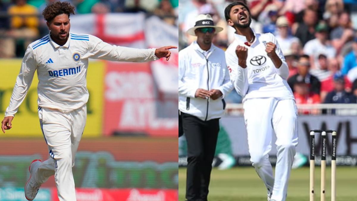 Kuldeep Yadav and Shoaib Basheer