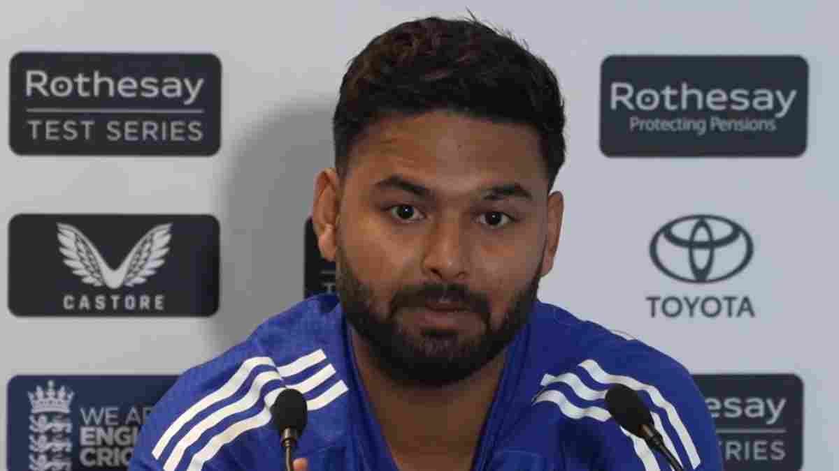 Rishabh Pant in press conference ahead of first Test against England