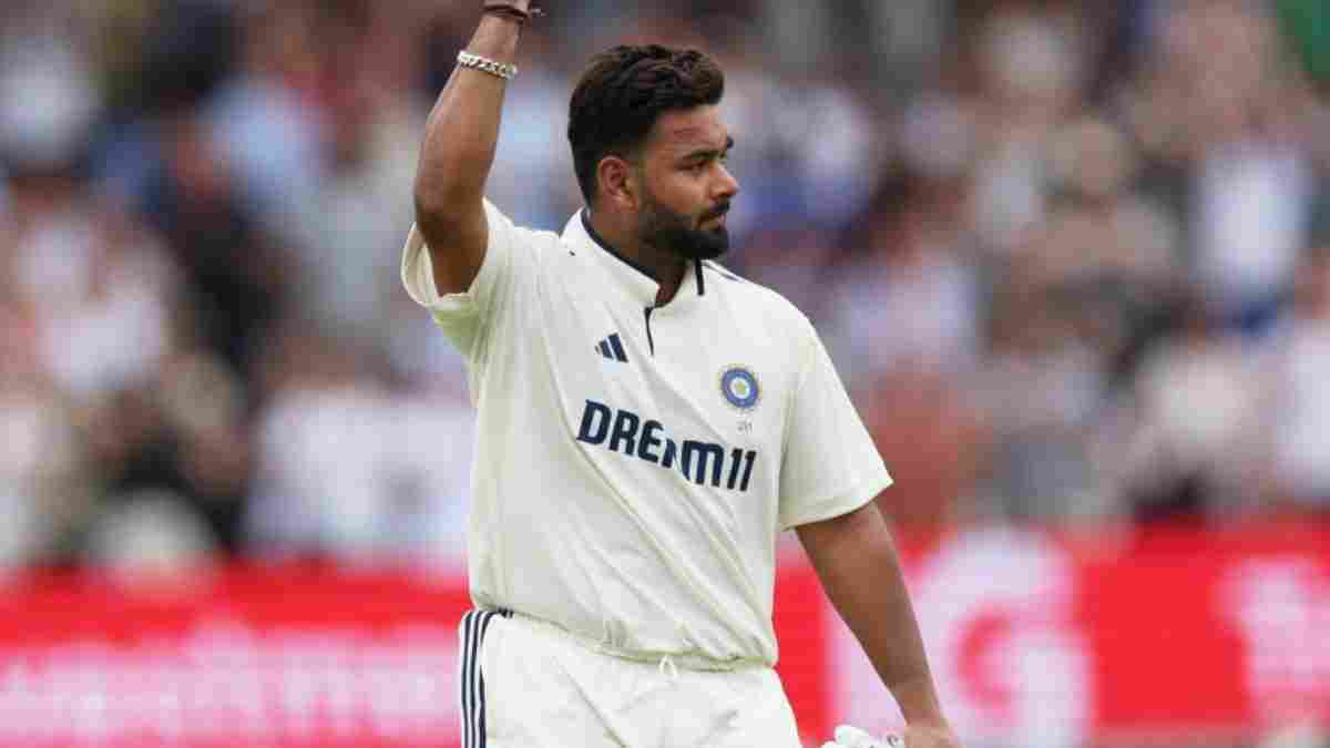 Rishabh Pant scored a century in first innings against England