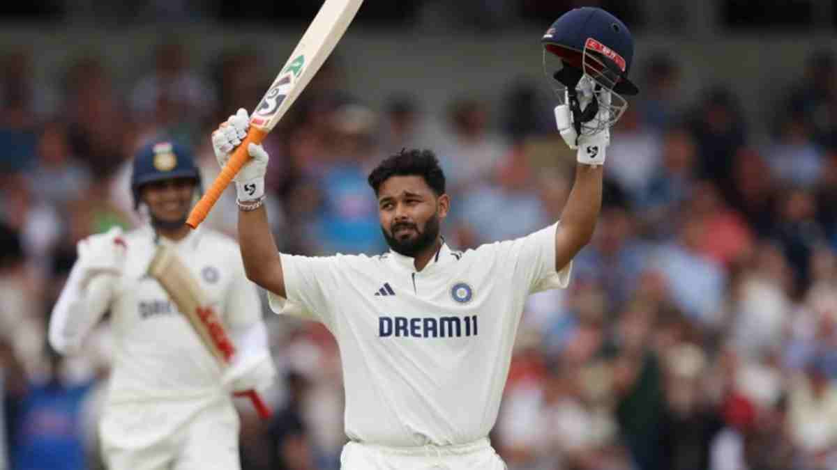 Rishabh Pant scored a magnificent century in 1st innings against England