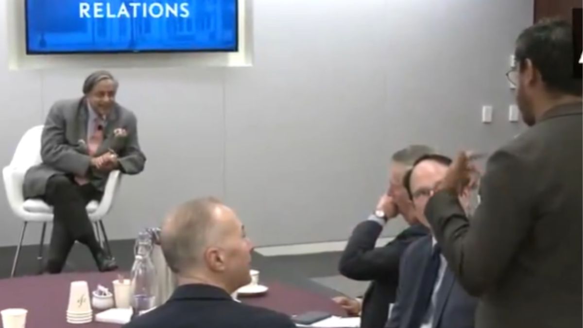 Watch: When Shashi Tharoor Was Surprised By His Journalist Son’s Question In The US - ‘No, I Didn’t Plant It’