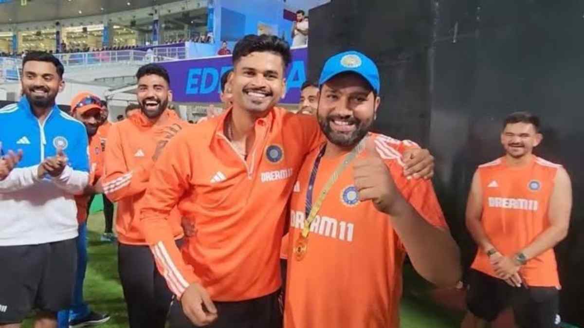 Shreyas Iyer and Rohit Sharma