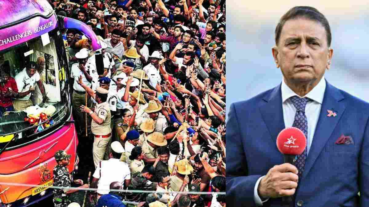 Sunil Gavaskar reacts on Bengaluru stampede incident