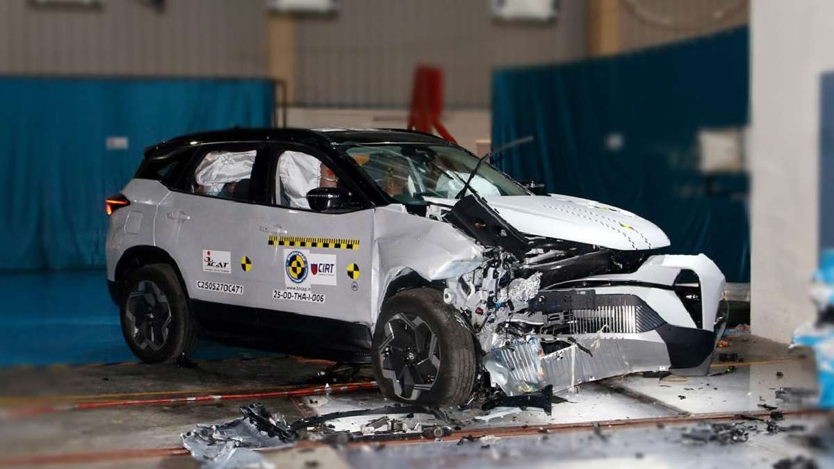 Tata Harrier Ev crash test